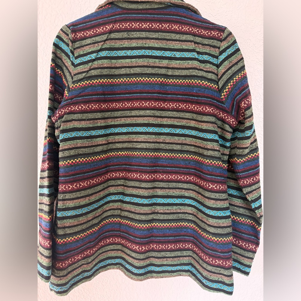 Vintage‎ Norm Thompson Southwestern Blazer Aztec Stripe  Western Jacket - NWOT - Picture 3 of 16